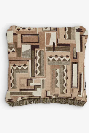 SOHO Sampford Geometric-print Woven Cushion 50cm X