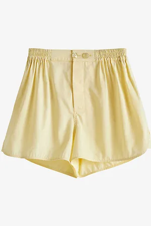Hay Outline Contrast-trim Organic-cotton Pyjama Shorts