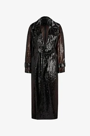 HUGO BOSS X Naomi Campbell Leopard-emed Tpu Trench Coat