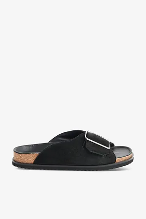 Whistles Ellery Buckle-embellished Flat Leather Slides