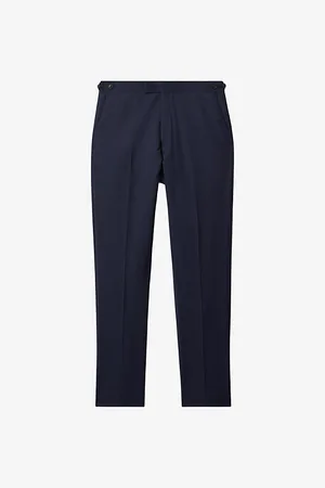 Reiss Destiny Straight-leg Slim-fit Wool Trousers