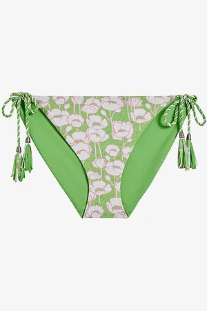 Ted Baker Reversible Floral-print Bikini Bottoms