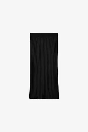 Joseph Wide-rib Mid-rise Knitted Midi Skirt