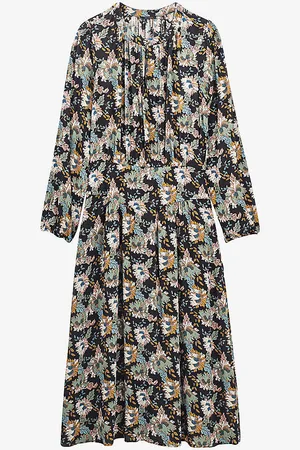 IKKS Floral-print Woven Maxi Dress