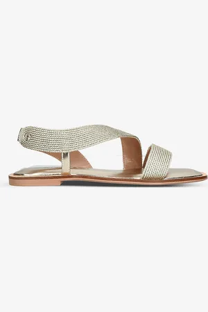 Carvela Gala Rope-effect Asymmetric Woven Sandals