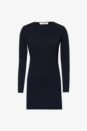 Max Mara Eridani H-line Wool Mini Dress