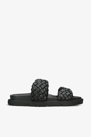 Kurt Geiger Rathy Braided Faux-leather Sandals