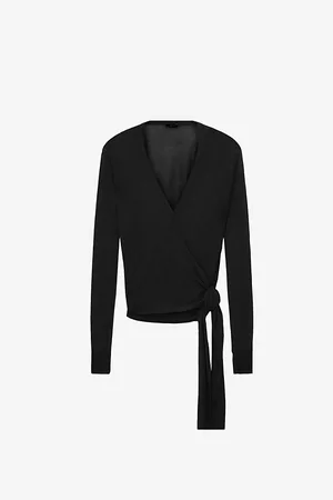 Joseph Wrap V-neck Cashmere Cardigan