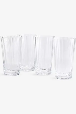 SOHO Pembroke Scalloped Highball Glasses Set of Four