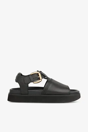 Whistles Khai Chunky-buckle Flat Leather Sandals