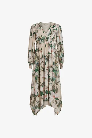 AllSaints Estelle Alessandra Graphic-print Midi