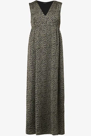 IKKS Sleeveless Printed Maxi Dress