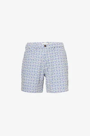 HONOR THE GIFT Infinity Mid-rise Cotton-blend Shorts