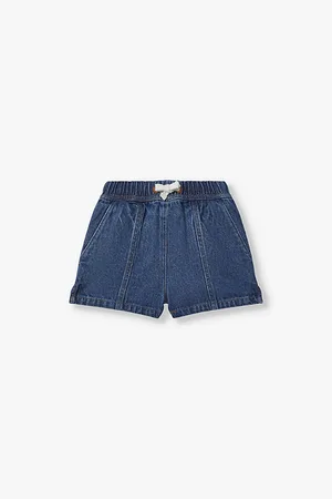Reiss Marloe Elasticated-waist High-rise Denim Shorts 4-14 Years