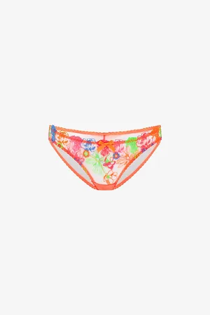 Agent Provocateur Zuri Lace-embroidered Mid-rise Woven Briefs