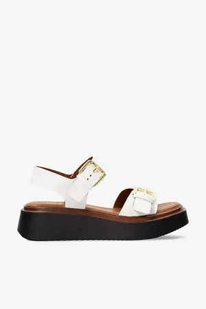 Dune Loells Faux-leather Flatform Sandals