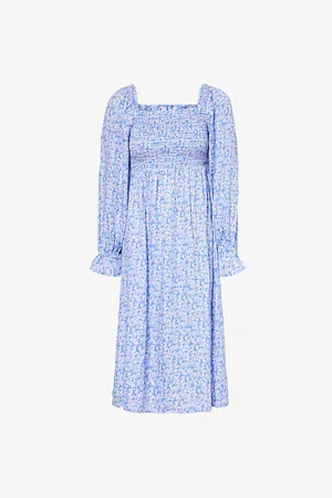 ASPIGA Nancy Floral-pattern Woven Maxi Dress