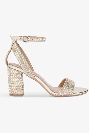 Carvela Kianni Jewel-embellished Faux-leather Heeled Sandals