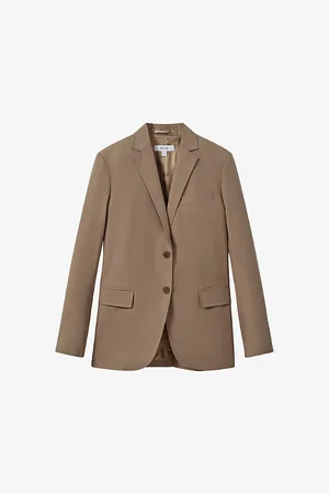 Reiss Hope Notch-lapel Single-breasted Cotton Blazer