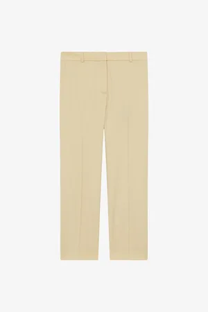 Joseph Coleman Straight-leg High-rise Stretch-wool Trousers