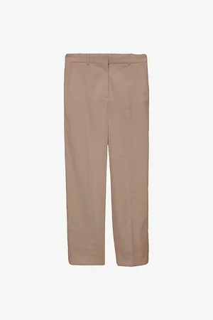 Joseph Trina Straight-leg High-rise Stretch-cotton Trousers