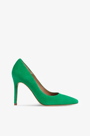LK Bennett Fern Pointed-toe Suede Heeled Courts