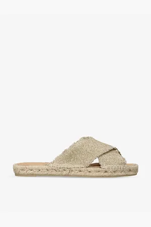 Castaner Palmera Cross-over Linen Mules