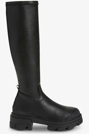 Kurt Geiger Trekker Sock Faux-leather Over-the-knee Boots