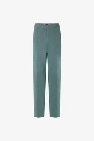 Soeur Valencia Straight-leg High-rise Wool-blend Trousers
