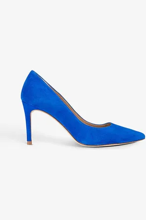LK Bennett Floret Pointed-toe Suede Courts