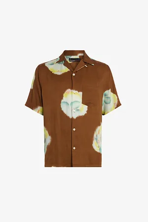 AllSaints Toulon Floral-print Woven Shirt