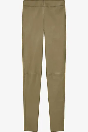 Joseph Elasticated-waist Leather Leggings