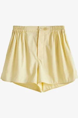 Hay Outline Contrast-trim Organic-cotton Pyjama Shorts