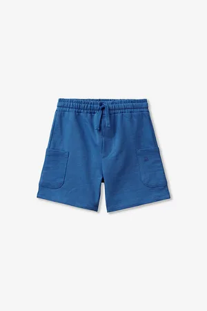 Benetton Cargo-pocket Elasticated-waistband Cotton-jersey Shorts 18 Months - 6 Years