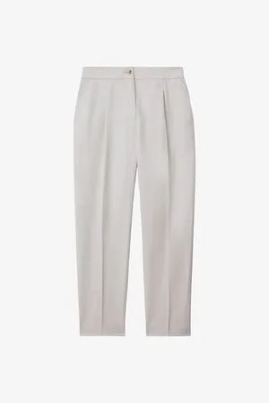 Reiss Farrah Tapered-leg Mid-rise Woven Trousers