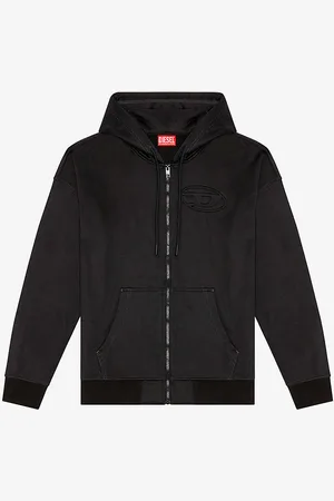 Diesel S Roby N1 Logo-embossed Cotton-blend Hoody
