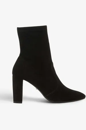 Dune Optical Suede Sock Boots