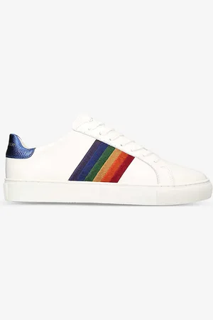 Kurt Geiger Lennon Rainbow-motif Low-top Leather Trainers