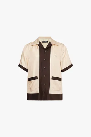 Dolce & Gabbana Colour-block Silk Shirt