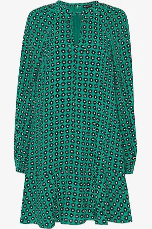 Whistles Floral-print Self-tie Woven Mini Dress