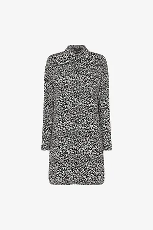 Whistles Helena Fuzzy Squares Graphic-print Woven Dress