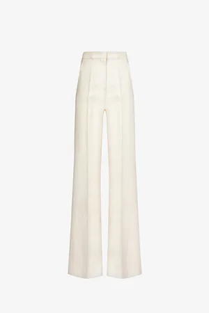Max Mara Hangar Straight-leg High-rise Linen Trousers