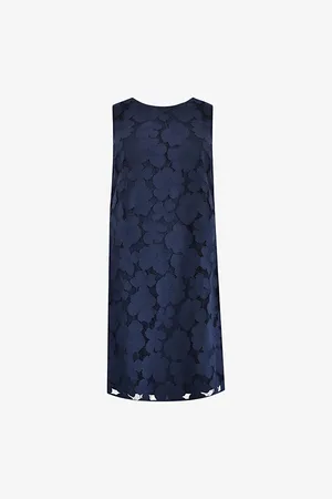 Ro&Zo Floral-lace Shift Mini Dress