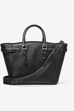 ASPINAL OF LONDON Marylebone Medium Logo-embellished Leather Tote Bag