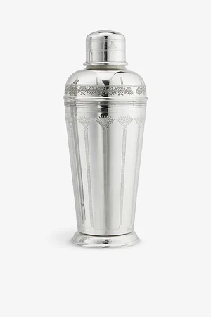 SOHO Rochester Flower-engraved Stainless-steel Cocktail Shaker 24cm