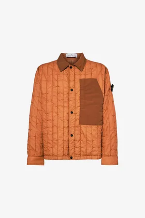 Stone Island Logo-badge Quilted Shell Jacket