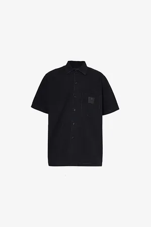 Givenchy Brand-appliqué Patch-pocket Denim Shirt