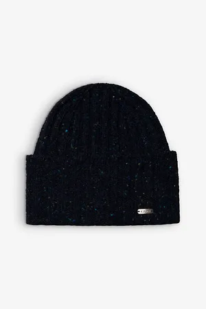 Eton Brand-plaque Wool-blend Beanie Hat