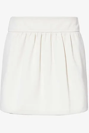 Max Mara Nettuno Side-pocket Woven Mini Skirt