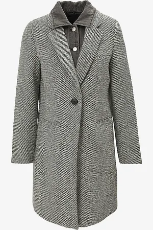 IKKS Detachable Denim Jacket Woven Coat